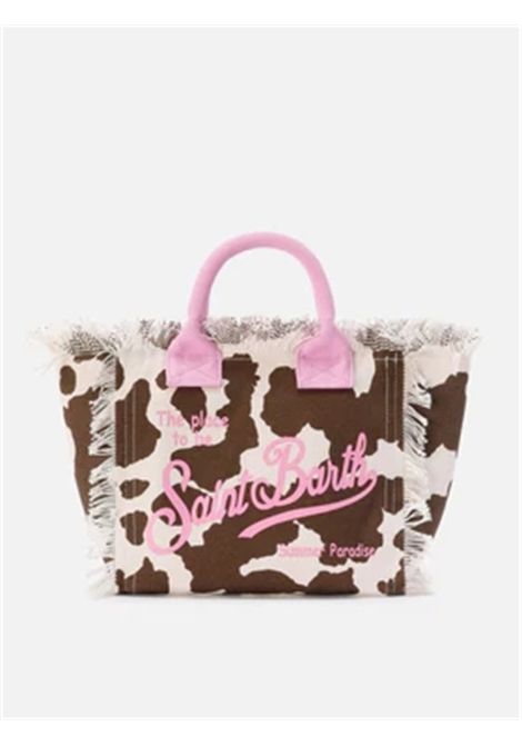 Borsa Media in Canvas SAINT BARTH | COL0001 COLETTE00327L COW SKIN 021